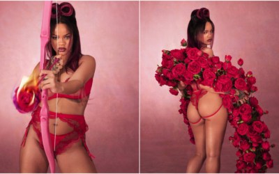 Rihanna lança nova coleção de lingerie para o Dia dos Namorados americano