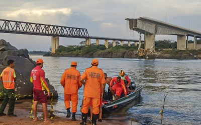 Marinha retoma busca por vítimas de queda de ponte entre MA e TO