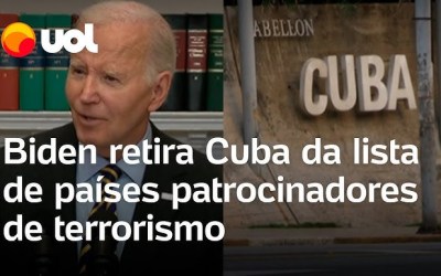 Biden retira Cuba da lista de países que patrocinam terrorismo